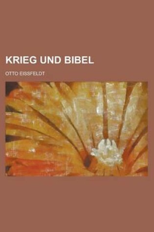 Cover of Krieg Und Bibel