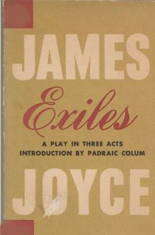 Cover of Exiles-A Play in Three Acts Annotaed Edition