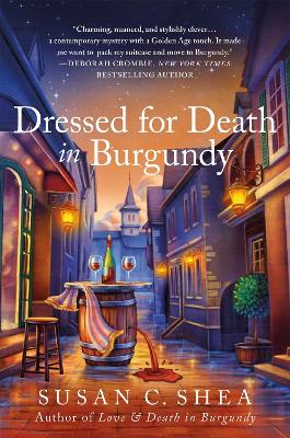 Book cover for Dressed for Death in Burgundy