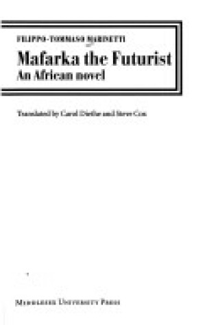 Cover of Mafarka the Futurist