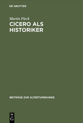 Cover of Cicero ALS Historiker