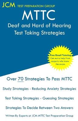 Book cover for MTTC Deaf and Hard of Hearing - Test Taking Strategies