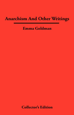 Book cover for Anarchismn And Other Writings