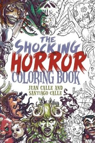 Cover of The Shocking Horror Coloring Book