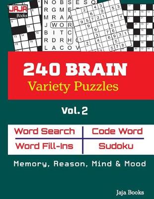 Book cover for 240 BRAIN Variety Puzzles; Vol. 2