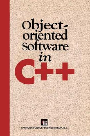 Cover of Object-Oriented Software in C++