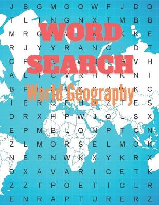 Book cover for Word Search World Geography