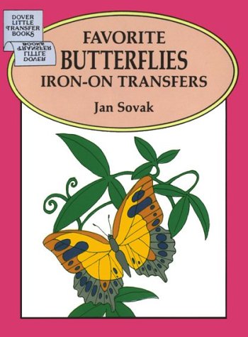 Book cover for Favourite Butterflies Iron-on Transfers