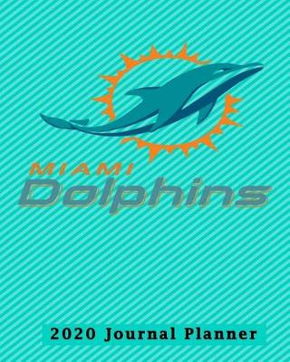Book cover for miami dolphins 2020 journal planner
