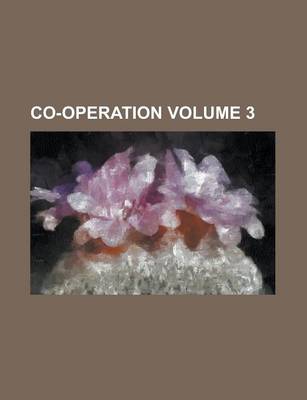 Book cover for Co-Operation Volume 3