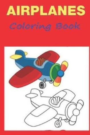 Cover of Airplanes Coloring Book