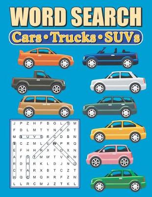 Book cover for Word Search Cars - Trucks - SUVs