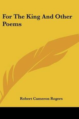 Cover of For the King and Other Poems