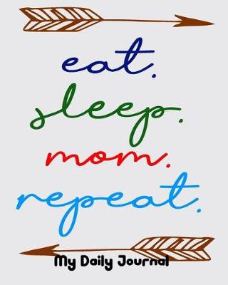 Book cover for Eat Sleep Mom Repeat My Daily Journal