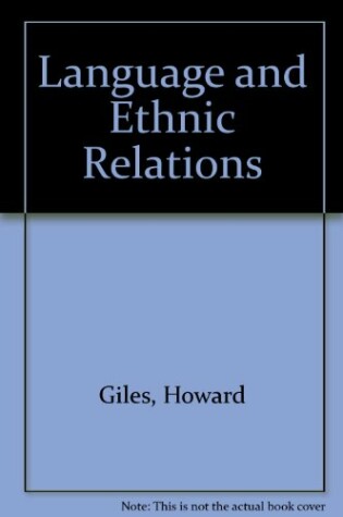 Cover of Language and Ethnic Relations