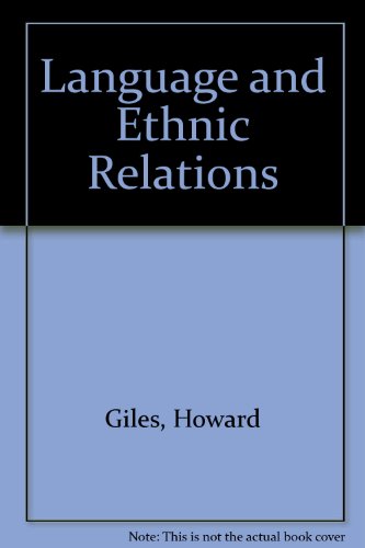 Book cover for Language and Ethnic Relations