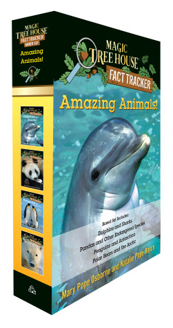Book cover for Amazing Animals! Magic Tree House Fact Tracker Boxed Set