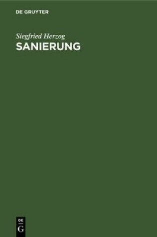 Cover of Sanierung