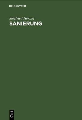 Book cover for Sanierung