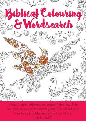 Book cover for Biblical Colouring & Wordsearch Book: Bird