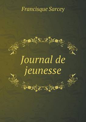 Book cover for Journal de jeunesse