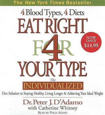 Book cover for Eat Right for Your Type CD Low Price