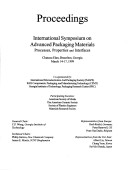 Cover of International Symposium on Advanced Packaging Materials