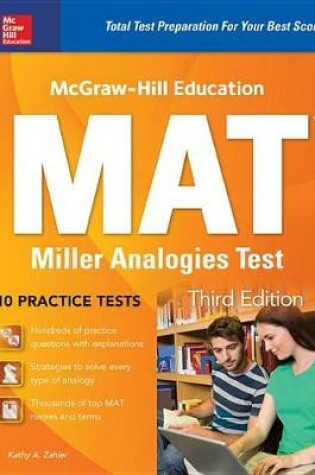 Cover of McGraw-Hill Education Mat Miller Analogies Test, Third Edition