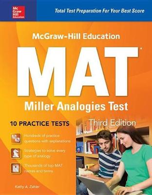 Cover of McGraw-Hill Education Mat Miller Analogies Test, Third Edition