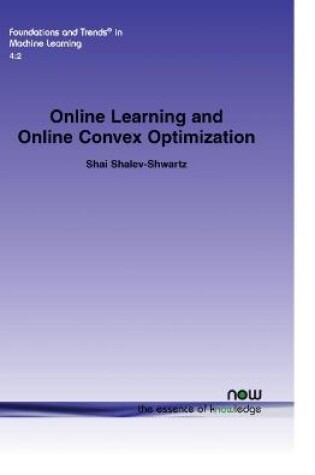 Cover of Online Learning and Online Convex Optimization