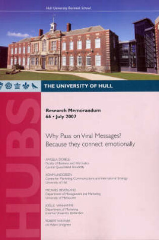 Cover of Why Pass on Viral Messages? Because They Connect Emotionally