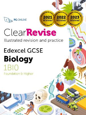 Book cover for ClearRevise Edexcel GCSE Biology 1BI0