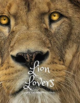 Book cover for Lion Lovers 2020 Calendar Journal