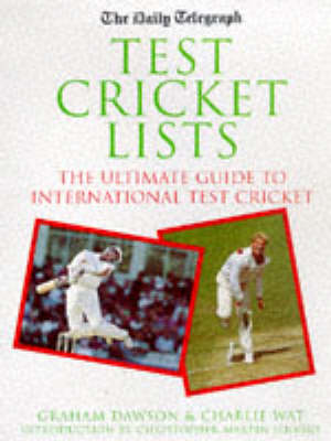 Cover of "Daily Telegraph" Book of Test Cricket Lists