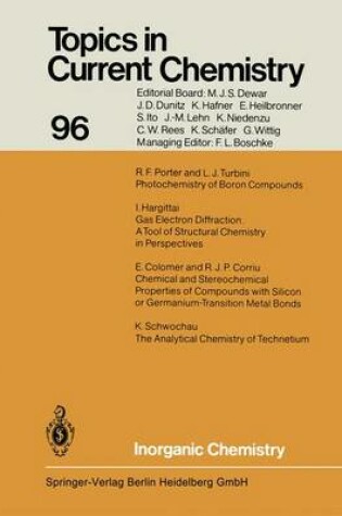 Cover of Inorganic Chemistry