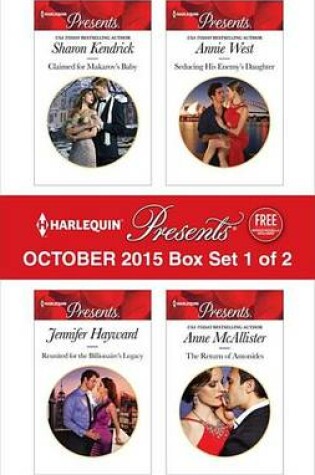 Cover of Harlequin Presents October 2015 - Box Set 1 of 2