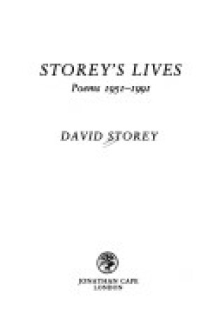 Cover of Storey's Lives