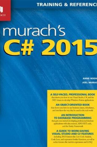 Cover of Murach's C# 2015