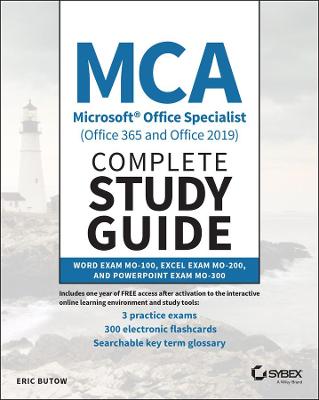 Cover of MCA Microsoft Office Specialist (Office 365 and Office 2019) Complete Study Guide