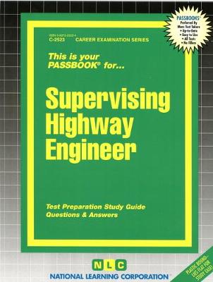 Book cover for Supervising Highway Engineer