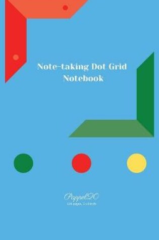 Cover of Note-Taking Dot grid Notebook - Blue cover - 124 pages-5x8-Inches