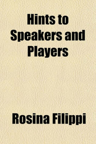 Cover of Hints to Speakers and Players