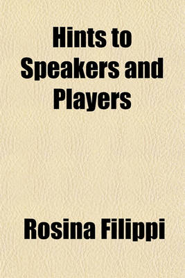 Book cover for Hints to Speakers and Players