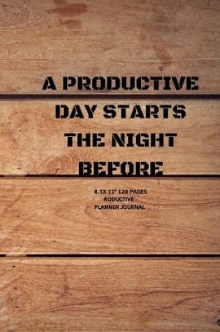 Cover of A Productive Day Starts