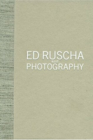 Cover of Ruscha and Photography