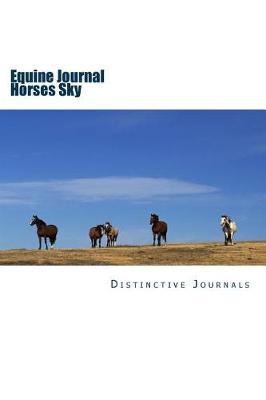 Book cover for Equine Journal Horses Sky