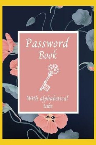 Cover of Password Book with Alphabetical Tabs