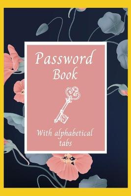 Cover of Password Book with Alphabetical Tabs