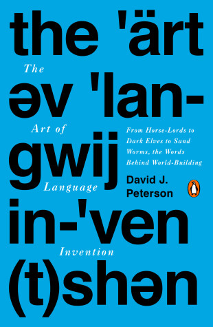 Book cover for The Art of Language Invention