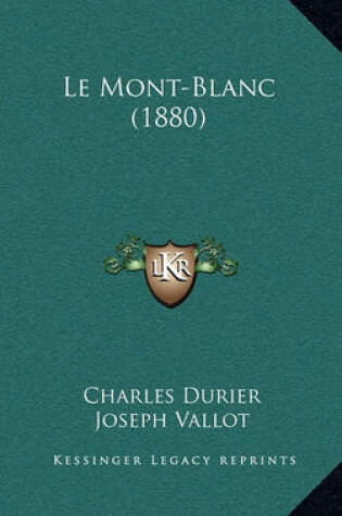 Cover of Le Mont-Blanc (1880)